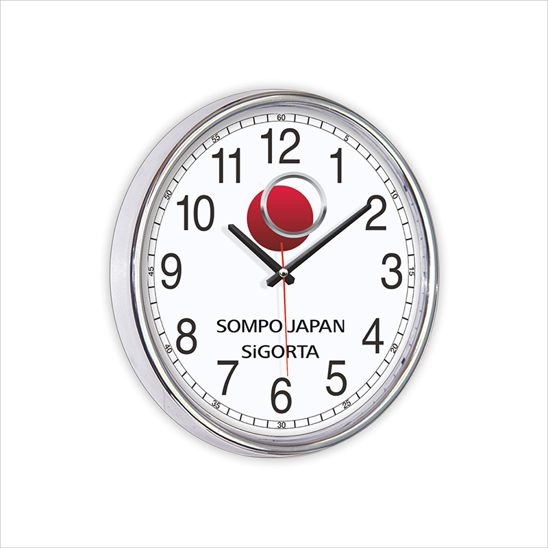 Metalize Duvar Saati  Ebat: 36 cm